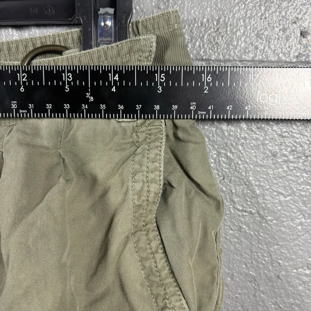 J Crew Chino Shorts Womens 6 Olive Green Casual Preppy Summer